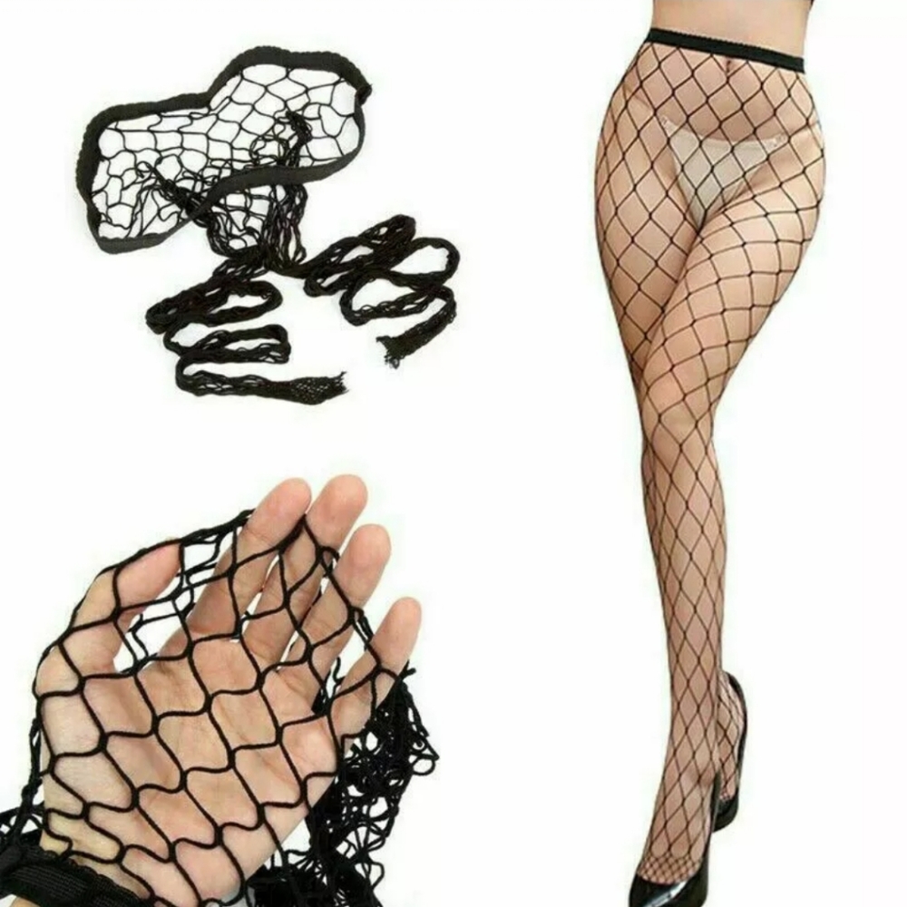 🌺 Plus Size Fishnets - Picture 2 of 4